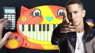 EMINEM - NOT AFRAID BUT IT'S ON A CAT PIANO AND A DRUM CALCULATOR