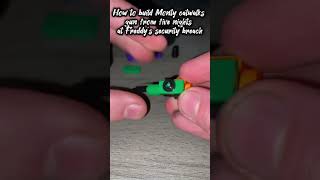 [LEGO FNAF] ⚠️HOW TO BUILD MONTY CATWALKS GUN FROM FIVE NIGHTS AT FREDDYS SECURITY BREACH⚠️ #shorts