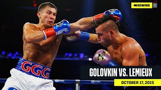 FULL FIGHT | Gennadiy "GGG" Golovkin vs. David Lemieux (DAZN REWIND)