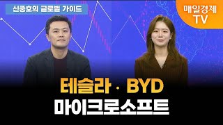 [신중호의 글로벌 가이드] 테슬라 BYD 마이크로소프트 [오전 6시]