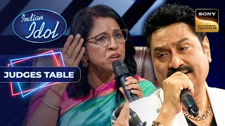 Indian Idol S14 | Kavita जी और Kumar Sanu की Duet से छा गई Nostalgic Vibe | Judges Table