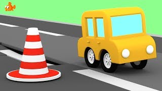 TARMAC TRUCKS! - Cartoon Cars - Road Repair Cartoons for Children - Videos for Kids