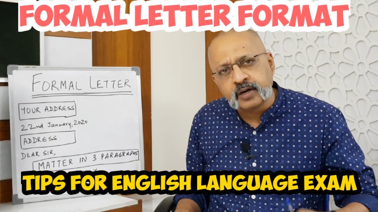 Formal Letter Writing | Format And Content Clearly Explained | ICSE ...