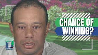 Tiger Woods DISCUSSES his chances of WINNING a sixth green jacket at The Masters