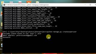 Python Django - Create Superuser (Linksmedia)