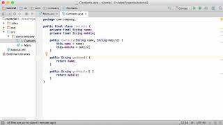 34.Java Tutorial - #34 - Creating an Immutable Class
