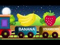 The fruits Songs | learn fruit nursery rhyme| baby songs | Preschool for kid's 3d train animation