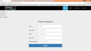 PHP Object Oriented Programming Build a Login System [ part2 ]