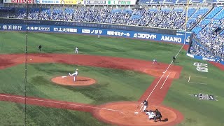 【快音】阪神タイガース・佐藤輝明の２ベースヒット＠横浜　2021年4月11日