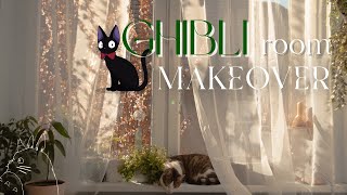 Ghibli inspired room makeover 🌿aesthetic & pinterest | vlog