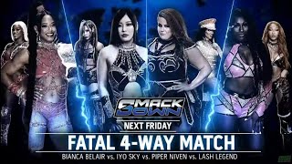 Bianca Belair vs Iyo Sky vs Piper Niven vs Lash Legend (1/2): SmackDown, Nov. 1, 2024