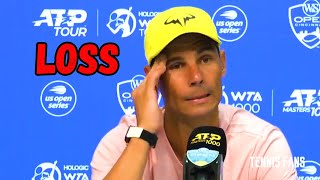 Rafael Nadal "I easily accept this LOSS" - Cincinnati 2022