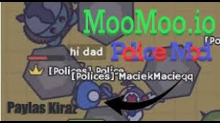 MooMoo.io - POLICE MOD?!! -Raise your cookies,You are under arrest!...(Funny Moments)