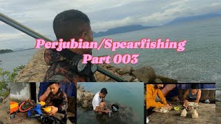 PERJUBIAN (SPEARFISHING): PART 003 - BAJUBI IKAN KARANG DI PINGGIRAN