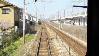 １９０９Ｍ・普通【山陽本線・東岡山１番線→高島】前面展望