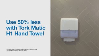 Tork Matic H1 v Roll Towel Demo