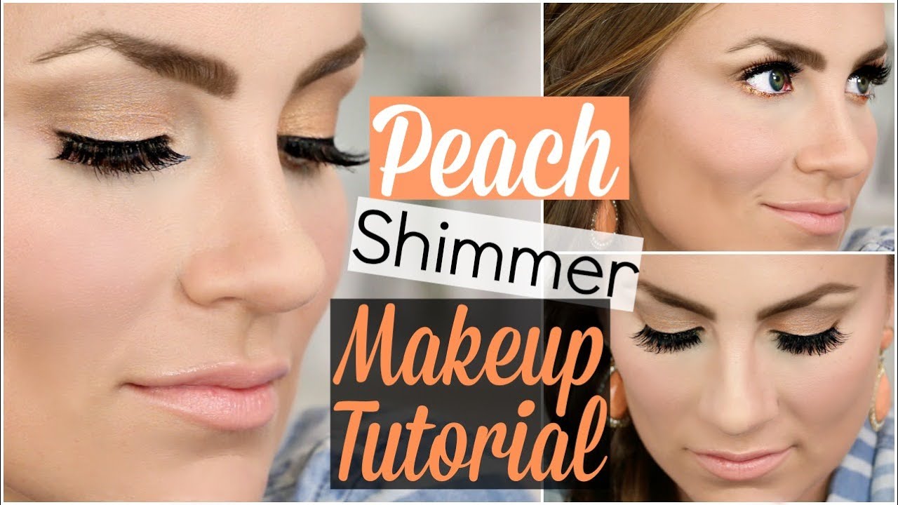 Peach Shimmer Makeup Tutorial Lorac Unzipped Gold Palette Angela