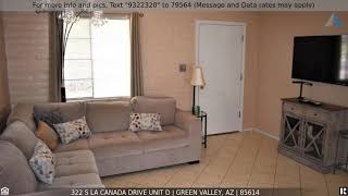 Priced at $105,000 - 322 S La Canada Drive Unit D, Green Valley, AZ 85614