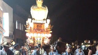 2023.7.14.  佐原 夏の大祭(初日)  仁井宿  夜の巡行