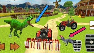 Heavy real tractor🚜 farming simulator transferred  farming games