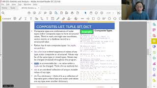 Python Programming - Data Types T02 - Composite Types, List And Tuple (Part 1/2)