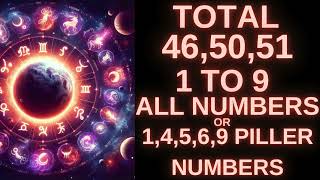 Numerology numbers| Total 46, 50,51 number| |Numerology| Numerology 2024| destiny numbers