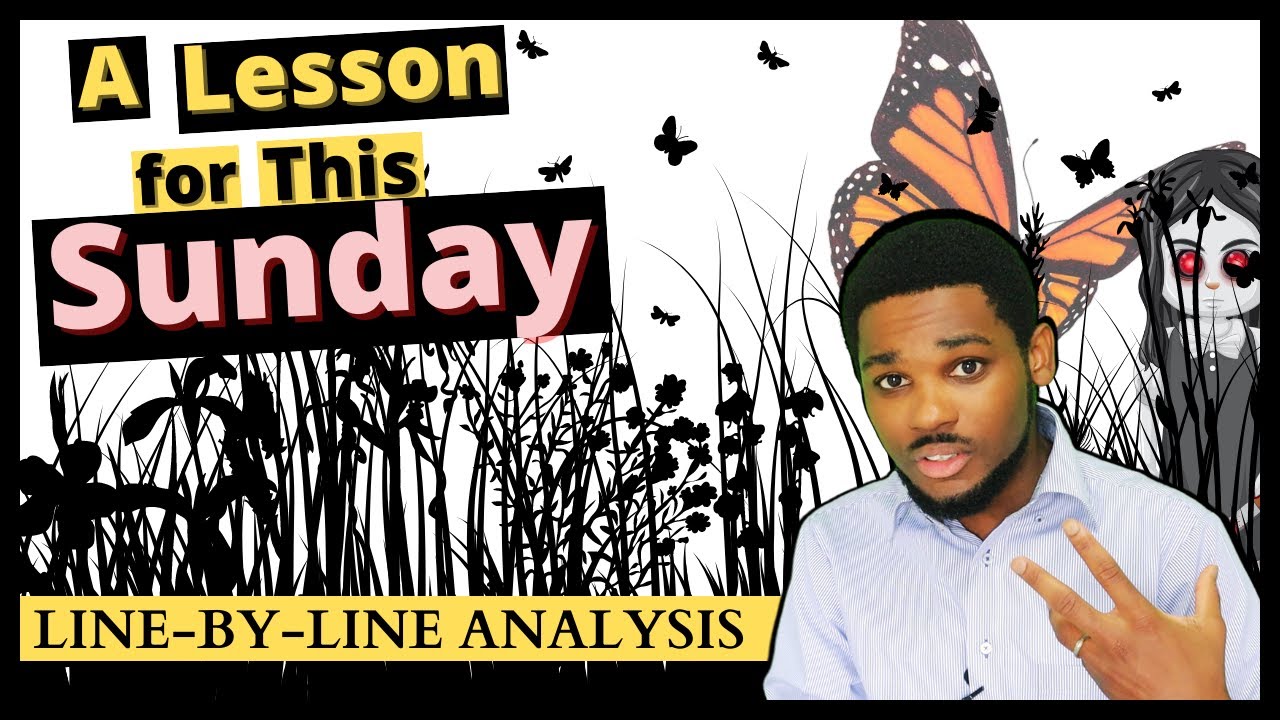 A Lesson For This Sunday || CSEC ENGLISH B POETRY LESSON - YouTube