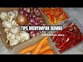 TIPS MENYIMPAN BUMBU DAPUR SUPAYA LEBIH AWET DAN TIDAK CEPAT BUSUK