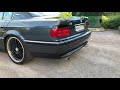 bmw e38 750i v12 exhaust sound