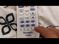 Panasonic Air Cond Remote Control from Fahrenheit (°F) to Celsius (°C), F to C