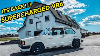 VW Mk1 Golf Supercharged VR6 Swap (Ep.7) / ITS BACK!! / Volkswagen Build Rabbit Caddy Citi Cabrio