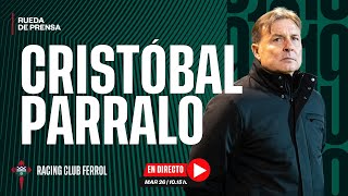 Cristóbal Parralo, entrenador del Racing Club Ferrol en la previa de #CastellónRacingFerrol