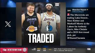 Anthony Davis Traded for Luka Doncic!!! 🫨Los Angeles Lakers vs Dallas Maverick Trade Breakdown