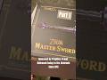 Zelda Master Sword Proplica Nintendo NYC Early Exclusive #zelda #nintendo #toys #props #shorts #yt