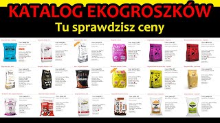 Katalog ekogroszków - sprawdź jaki ekogroszek wybrać | Ceny ekogroszku | Ranking ekogroszków