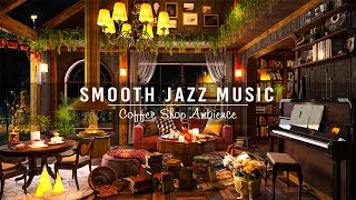 Smooth Jazz Instrumental Music for Relax,Stress Relief ☕ Cozy Coffee Shop Ambience & Soft Jazz Music