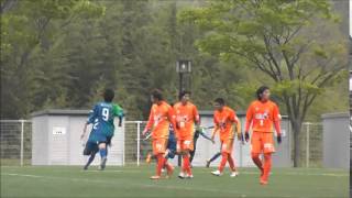 20140420 三重県社会人サッカー選手権決勝　ＦＣ鈴鹿ランポーレＶＳヴィアティン桑名　得点シーン　鈴鹿＃１１青島