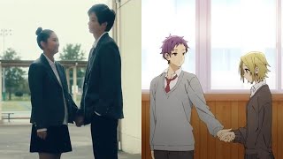 Ishikawa Toru X Yoshikawa Yuri Rooftop 2/2 // Horimiya Anime vs Japanese Drama Live Action