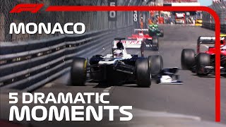 Top 5 Dramatic Moments | Monaco Grand Prix