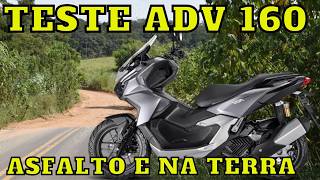 Test Ride HONDA ADV 160 on asphalt and dirt. #honda #adv160