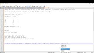 Find The Repeating Characters Using Java 8 Stream