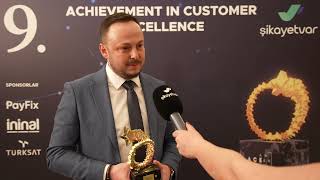 9.A.C.E Awards Ödül Töreni - Kale Alarm Satış Sonrası Hizmetler Müdürü Mehmet Çam