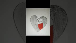 A girl is crying in heart ❤️ #art #shorts #artist #yt