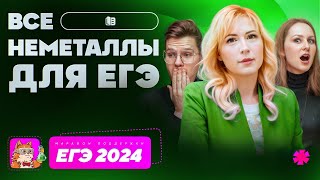 Все неметаллы для ЕГЭ | Марафон поддержки перед ЕГЭ-2025