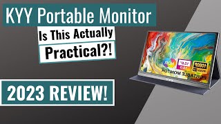 Unleash Your Creativity Anywhere! - KYY Portable Monitor 2023 REVIEW!