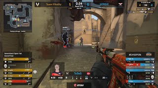 Heroic vs Vitality - TeSeS GODLIKE 4k spraydown!