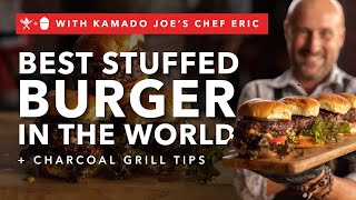 Juicy Lucy, or the Best Stuffed Burger in the World + Charcoal Grill Tips