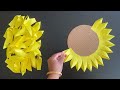 2 Beautiful Paper Flower Wall Hanging / Paper Craft For Home Decoration /Sunflower Wall hanging /DIY