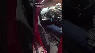 Officer rescues driver stuck in hail/floodwater in Aurora, Colorado