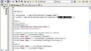 Lesson6 XMLTextReader Example Pt 1